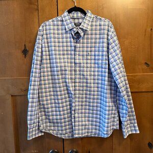 Izod Soft Wash Reg. Fit Dress Shirt Mens L 16-16.5 34/35